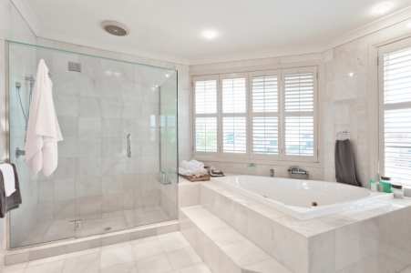 Bathroom renovation by LUX Development Group, Inc.